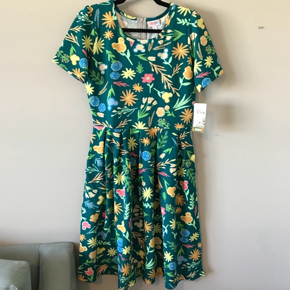 LuLaRoe Dresses & Skirts - NWT LuLaRoe Disney Floral Hidden Mickey Dress